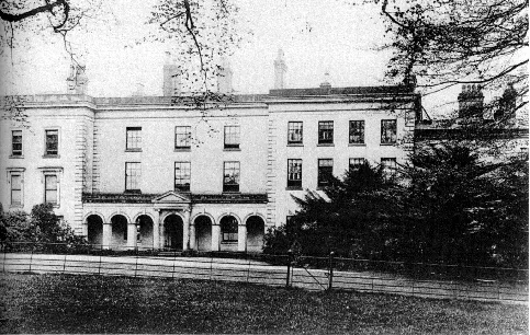 North side of Stainsby House, late 1800s.