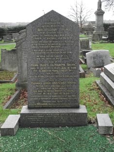 The grave of Sir William Smith