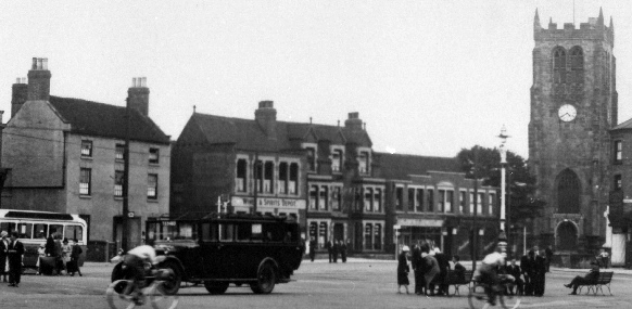 Heanor Market Place, 1928.