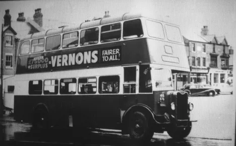 MGO bus on Heanor Market Place
