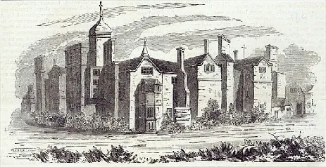 Hindlip Hall, in Worcestershire, where Henry Garnett hid after the arrest of the main conspirators, until his capture on 30 January 1606.
Hindlip Hall is now the headquarters of the West Mercia Police.