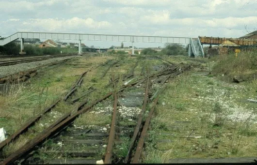 Langley Mill sidings, now derelict.