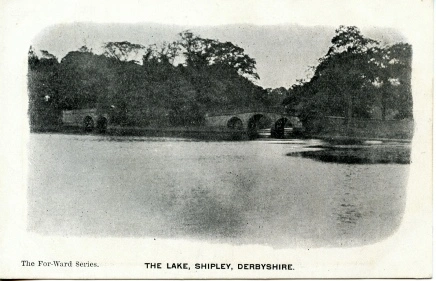 Postcard of Shipley Lake, early 20th century.