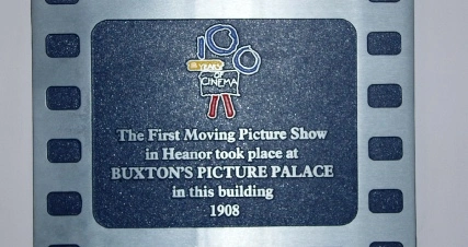A plaque in Heanor Town Hall commemorates the fact that this was the town’s first cinema - Buxton’s Picture Palace - in 1908.