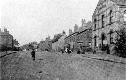 Derby Road and Baptist Church, c. 1900