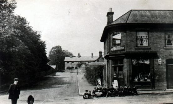 Earlier than the story, this shows a view up Denby Lane at Loscoe, from the main road, at the turn of the last century.